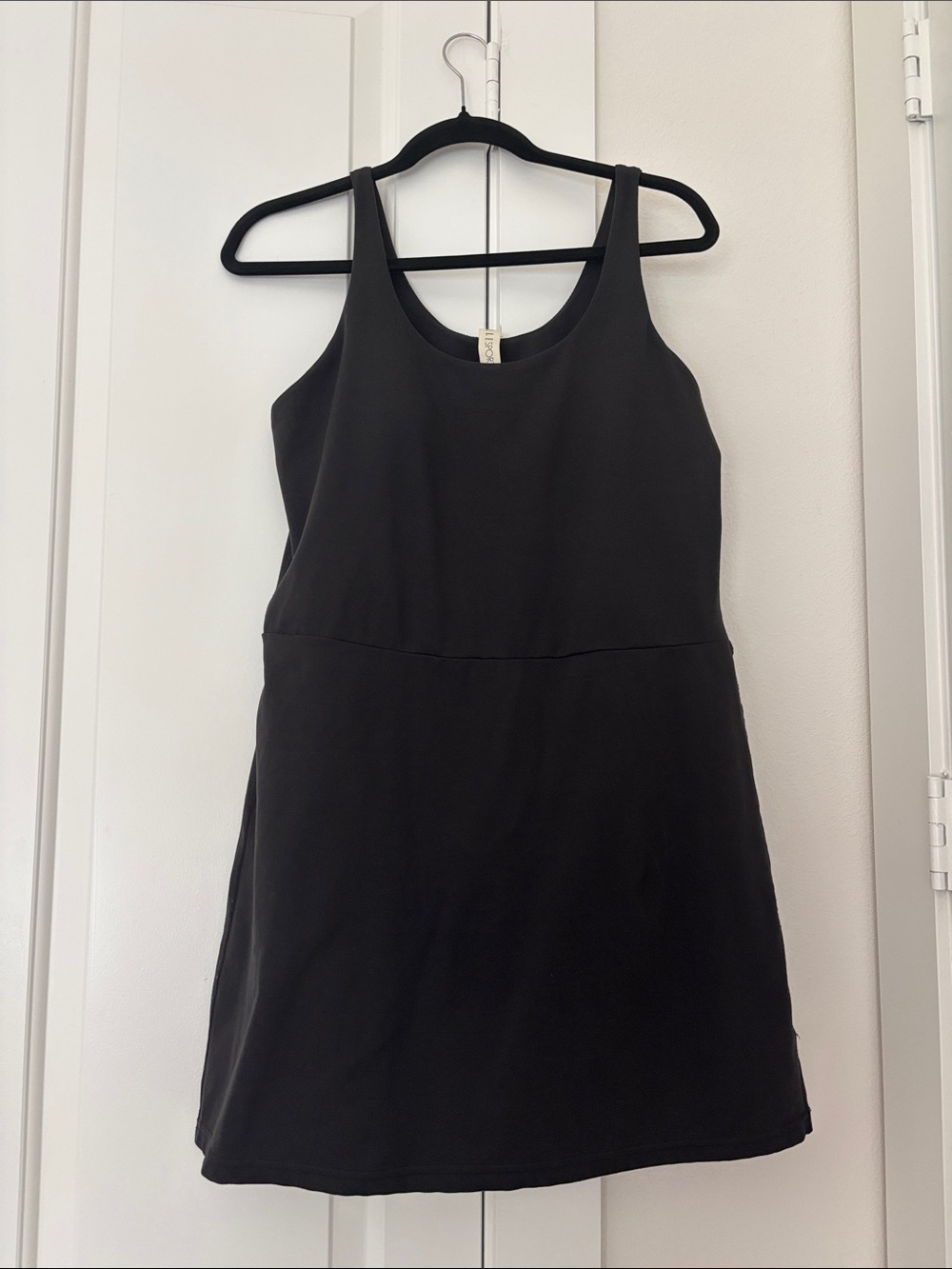 Black Sleeveless Athletic Dress - Women's Dress